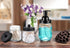 SheeChung Mason Jar Foaming Soap Dispenser, Rustproof Stainless Steel Lid & Pump, Glass for Bathroom Kitchen (2 pk)