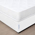 Queen Size Box Spring Cover with Smooth Elastic Woven Material, Dustproof, Washable, White, Wrinkle & Fading Resistant