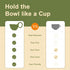 Date Night Challenge 8) Handmade Ceramic Soup Bowls with Handles - Microwave & Dishwasher Safe, Easy-Grip Design