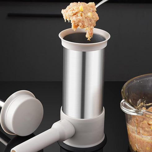 w/4 Bemodst Sausage Stuffer, Stainless Steel Manual Homemade Sausage Maker, hot dog Stuffer Stuffing Tubes, Used