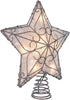 Kurt Adler UL 10-Light Metal Trimmed Capiz Inspired Star Treetop