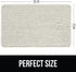 KANGAROO Luxury Chenille Bath Rug, 36x24, Extra Soft and Absorbent Shaggy Bathroom Rugs, Cream