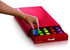 Mind Reader Nespresso Compatible Capsule Drawer, Countertop Organizer for Coffee Pod Storage, 9.25"L x 15"W x 2"H, Red