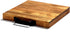 Natural Acacia Sliding Tray for Coffee Machine, Kitchen Appliance Slider Moving Caddy, Air Fryer Rolling Tray