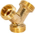 Eastman 41003 Steam Dryer Y Connector, 3/4 inch MHT, Brass