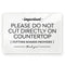 Please Do Not Cut Directly on Countertop Sign, 4x6 Inch Designer Sign Ready to Stick, Lean or Frame
