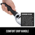 GORILLA GRIP Heavy Duty Ice Cream Scoop, BPA-Free, Dishwasher Safe, Comfortable Zinc Alloy Handle, Professional Scooper