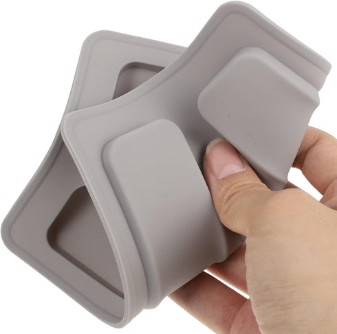 BESTonZON 2pcs Silicone Toaster Covers - Upper Cover for 2 Slice Toaster, Dirt Cover Protector for Bread Machine