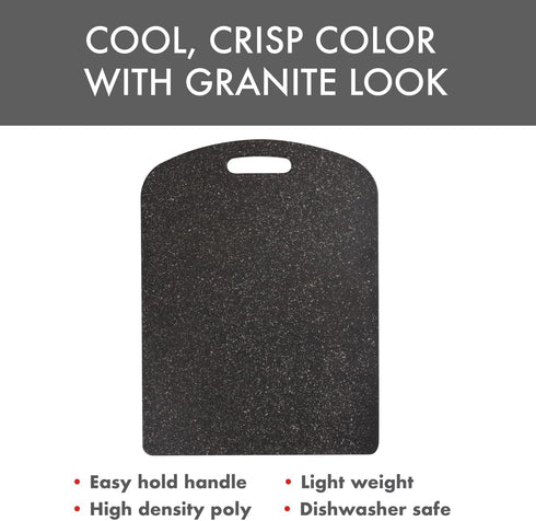 Dexas Decorator House SuperBoard Cutting Board, 12 by 16 inches, Heavy Granite