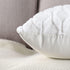 MADIZZ Set of 2 Soft Plush Short Wool Velvet Decorative Throw Pillow Covers 22x22 inch, White