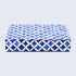 Handmade Star Pattern Decorative Box by Handicrafts Home - Blue White, 6x8x1.5, Multipurpose Gift, Storage Organizer,