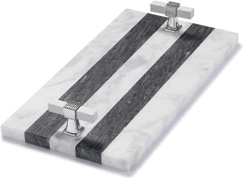 Guest Towel Holder Tray for Bathroom, Marble Guest Napkin Holder, Disposable Hand