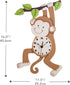 Fantasy Fields Sunny Safari Nursery Clock, Decorative Silent Non-Ticking Kids Wall Clock for Classrooms, Kids Bedrooms