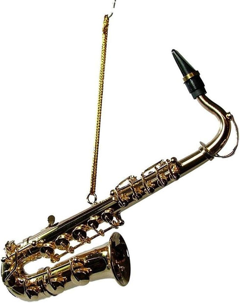 OnHoliday Music Tenor Saxophone Jazz Band Instrument Christmas Ornament, OGSA10T