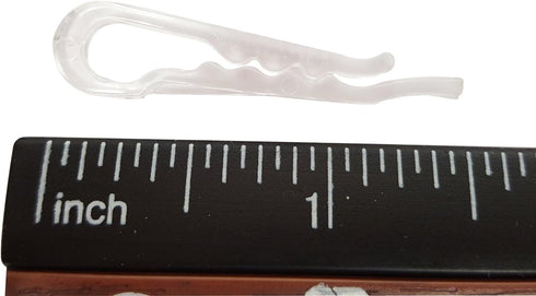 U Shape Clear Durable Plastic Alligator Clips, 500 Clips for Shirts Folding Ties Socks Pants Hold Garments in Place