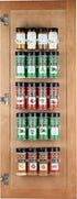 Spice Rack 36 Spice Gripper Strips for Cabinet Door - Use Spice Clips for Organizer Storage