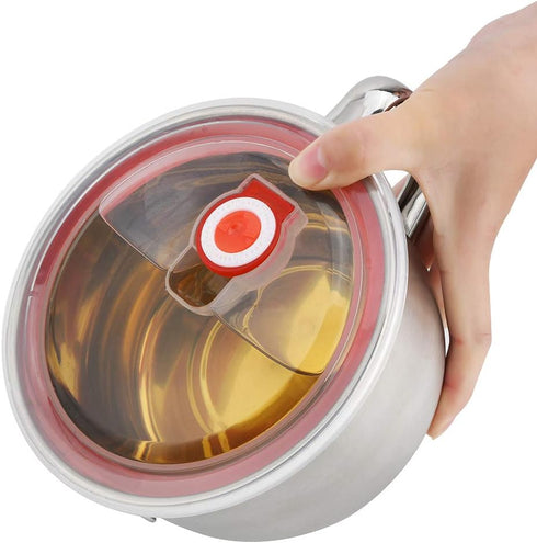 18/8 Stainless Steel Leak Proof Food Storage Container with Handle and Lid, Snack Bowl, Bento Lunch Box, Soup Bowl