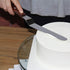 4 Packs Offset Spatula, Stainless Steel Cake Icing Spatula Set with Wooden Handle for Cake Decorating
