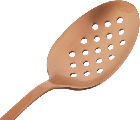 Mercer Culinary 18-8 Stainless Steel Plating Spoon, 7-7/8 Inch, Rose Gold Finish