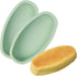 Silicone Oval Cheesecake Pan, 2 Pack Non-Stick Bakeware for Oven and Pot Baking, QLG0111-9x4.6x2.2 inch