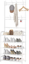 UDEAR Entryway Coat Rack - Large Space, 5-Tier Shoe Storage, Hanging &