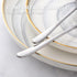4-Piece Round Stainless Steel Bouillon Spoons, Heavy-Weight Round Deep Bowl Spoon Set for Soup, Milk, Dishwasher Safe
