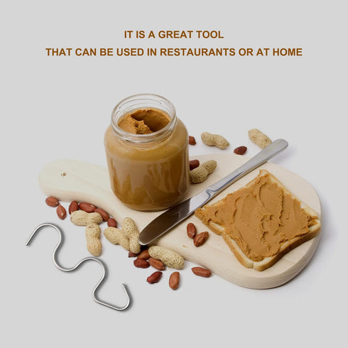 CONSIO 16-35 Stainless Steel Peanut Butter Stirrer for Mixing Various Butter, Peanut, Almond or any Nut Butter, Fits