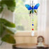 Andiker Crystal Suncatchers Hanging, Stained Glass Butterfly Crystal Ball Prisms Ornament, Rainbow Maker Home Dcor