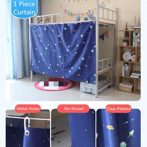 JIAHG Bunk Bed Curtains for Students Dormitory - Single Bed Tent Curtain, Blackout Cloth, Mosquito Protection