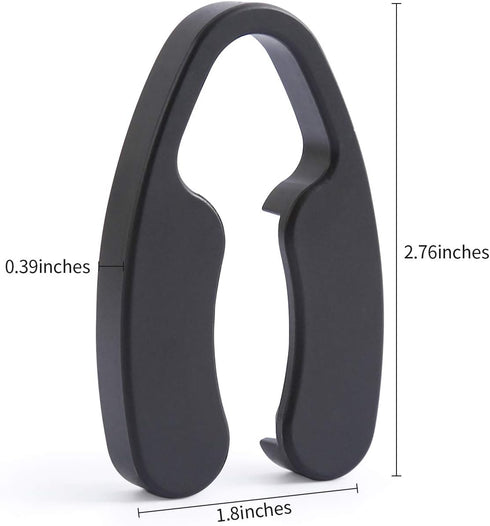 OHMAXHO 4 Pack Wine Foil Cutter Tool, 4 Stainless Blades Remover for Wine Bottles, Black