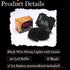 YAOZHOU 30LED 8 9.9Ft (1PACK) Battery Powered Halloween String Lights, Orange and Purple Indoor with Black Gauze Timer