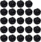 Wire Cube Connectors for Wire Grid Cube Storage Organizer, Black - 24 Pack Modular Closet Connector