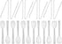 Party Essentials 20-Piece Plastic Party Buffet Serving Utensils Kit, Spoons/Forks/Tong