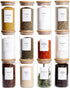 12 Pcs Glass Spice Jars With Bamboo Airtight Lids, 8oz Thicken(2.4mm) Spice