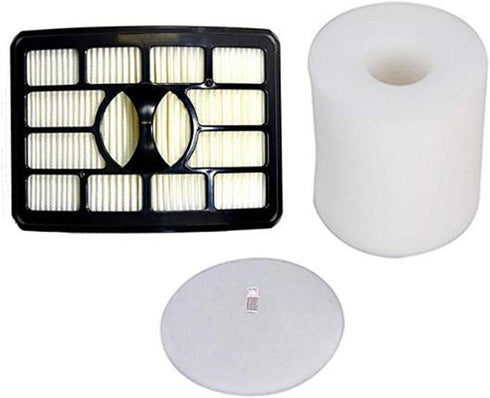 JJSS Filters for Shark Vacuum, Replacement HEPA Filter & Foam for Lift-Away 500 Series NV500 NV501 NV502