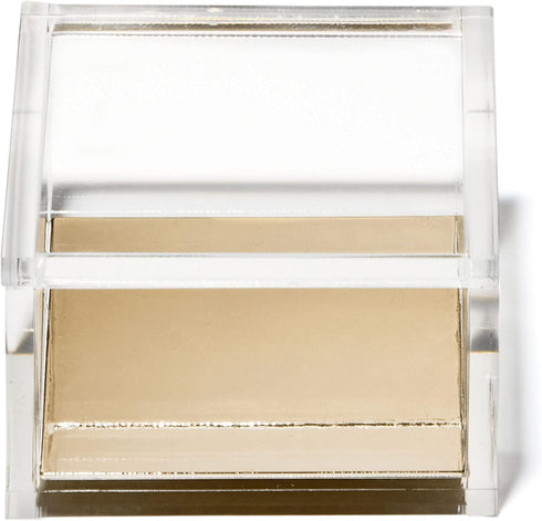 OfficeGoods Acrylic Desk Organizer – Elegant Odds & Ends Box with Gold Base for Home, Office, Kitchen, Bathroom - Small