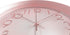 Maxspace Pink Silent Non-Ticking Wall Clock, 12in Battery Operated Analog Decorative Clock