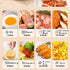 4 Cups Egg Pans, Omelette Pan Nonstick, Easy Clean Crepe Pan Egg Mold for Breakfast Sandwiches, 9*1.77*9in, XY20008