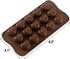 Silicone Heart Chocolate Mold, Candy Molds for Party, Wedding, Jelly, Heart Shaped Ice Cube, Pack of 2