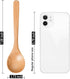 4 7 inch PCS Wooden Spoons for Eating, Wooden Honey Spoons for Tea, Wood Teaspoons for Stirring Coffee, Beech Wood