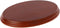 Plymor Fruitwood Oval Wood Display Base, 7.375" W x 5.375" D x 0.75" H