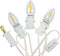3 Base C7 String Bulbs Christmas Village Light Accessory Cord with 3