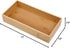 Bamboo Drawer Organizer - Kitchen Utensil Organizer Silverware Tray Cutlery Holder for Office Desk Supplies (12x5.9x2.6