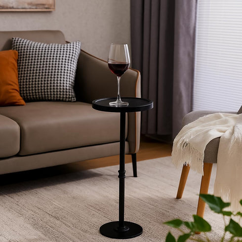 Tall Side Table, Small Round Side Tables, Drink Stand Pedestal Side Table, Accent Martini Coffee Tables, Corner Sofa