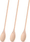 HANSGO 3PCS Long Handle Cooking Spoons, 14 Inch Wooden Tasting Spoons for Japanese Style Cooking