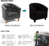 NILUOH Club Chair Slipcover Jacquard Tub Chair Cover Stretch Armchair Covers Sofa Cover Furniture Protector for Living