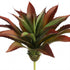 JUSTOYOU Large Artificial Succulents Aloe Plants - Real Touch Fake Flowers Unpotted (1, Green-Red)