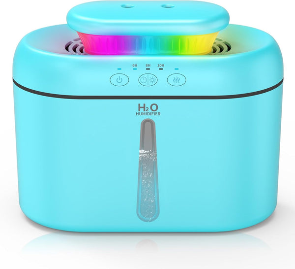 SZO Humidifiers for Bedroom, 2.5L Capacity, Auto Shut-Off, Easy to Fill &