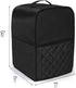 Luxja Food Processor Cover for Cuisinart and Hamilton Beach 10-14 Cup Processor, Dust Cover with Accessories Pockets,
