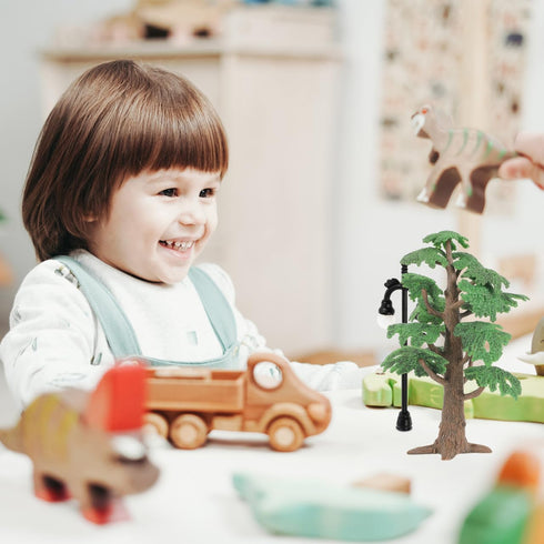 Toyvian Model Trees, Cypress Miniature Artificial Tree for Sand Table Models, 1PC Size L